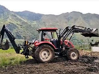 QLN customers’ feedback about 1254hp farm wheeled tractor in Ecuador